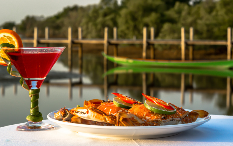 Gallery Chankiri Restaurant Kep Seafood Crab Breakfast Lunch Dinner Dining